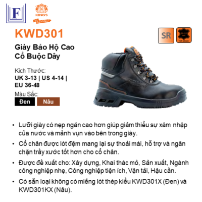 Giày bảo hộ King's KWD301